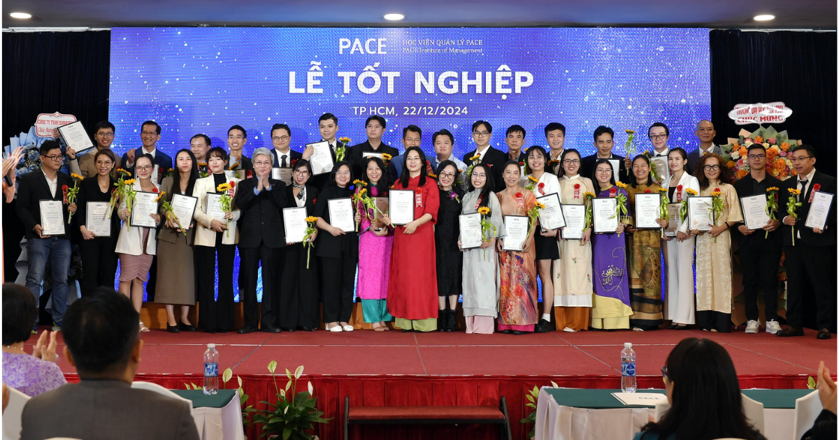 Học Viện Quản Lý PACE tổ chức Lễ Tốt Nghiệp 2024  với chủ đề “Nâng tầm Quản trị với Quản trị bằng Văn hóa”